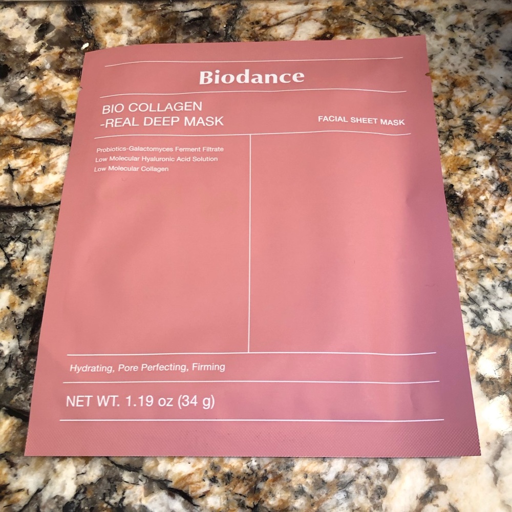 Set of 2 Biodance Bio Collagen Real Deep Mask for Pore Minimizing & Firming Care